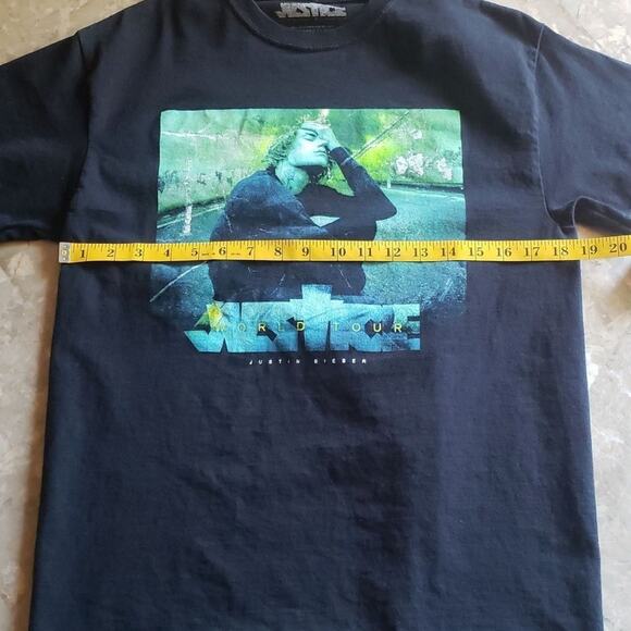 Justin Beiber 2022 Justice Tour Short Sleeve T-Shirt - Picture 5 of 6